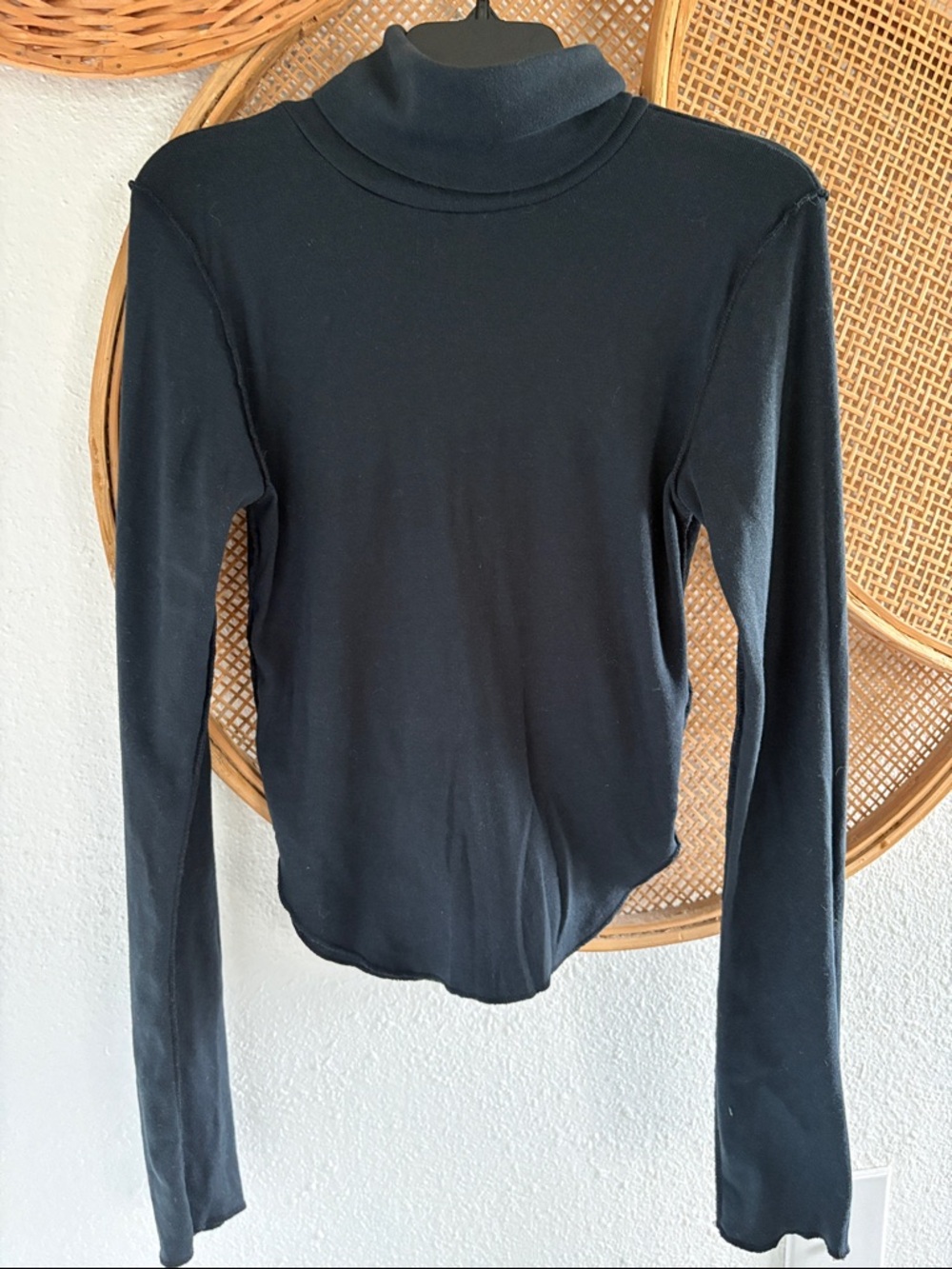 Urban Outfitters BDG Black Turtleneck Long-Sleeve Women's Top SIZE MED